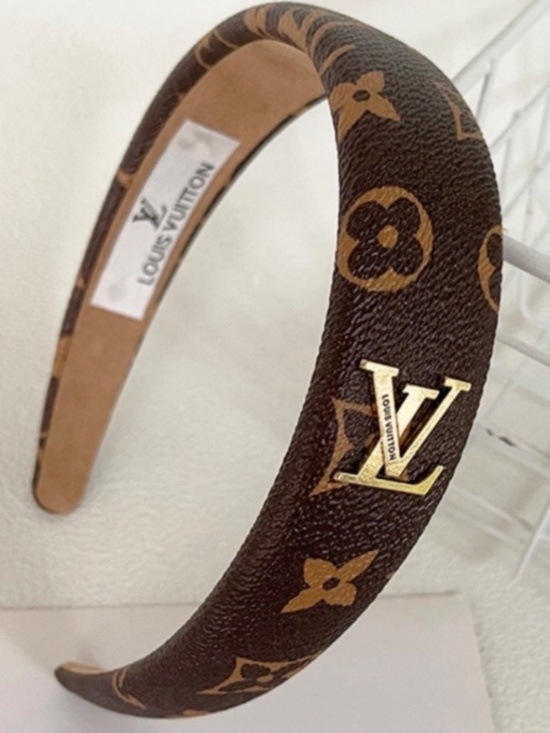 Hand Crafted Accessories - Headband with Gold emblem (1)